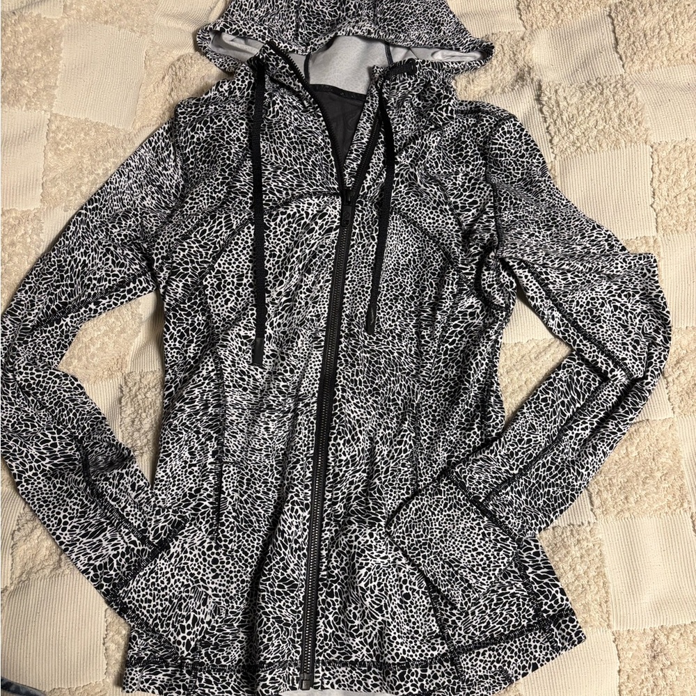 lululemon athletica Black and White Hoodie